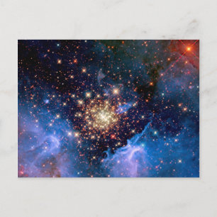 Sternenhaufen NGC 3603 - NASA Hubble-Weltraumfoto Postkarte