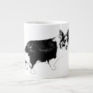 Sternenheller Corgi-Jubel Jumbo-Tasse