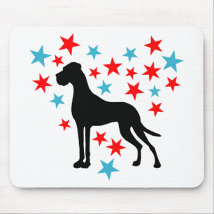Sternenherz Dogge Mousepad