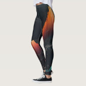 Sternenhimmel aus schwarzer Musik Leggings (Links)