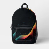 Sternenhimmel Bedruckter Rucksack (Vorderseite)