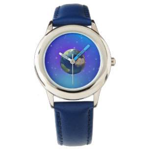 Sternenhimmel der Erde stilisiert Armbanduhr