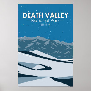 Sternenhimmel des Death Valley National Parks Vint Poster