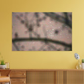 Sternenhimmel durch Baumzweige Leinwanddruck (Insitu (Wohnzimmer))