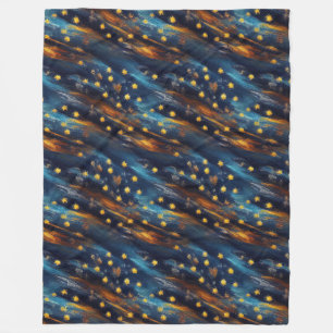 Sternenhimmel Fleecedecke