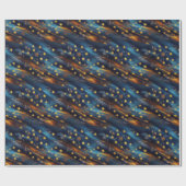 Sternenhimmel Geschenkpapier (Flach)