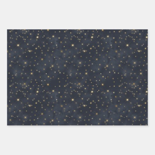 Sternenhimmel Geschenkpapier Set (Vorderseite 3)