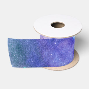 Sternenhimmel Himmelfahrt Galaxy Stars Satinband