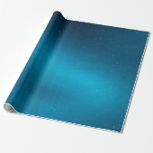 Sternenhimmel im dunklen und hellen Blau Geschenkpapier (Ungerollt)