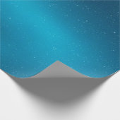 Sternenhimmel im dunklen und hellen Blau Geschenkpapier (Ecke)