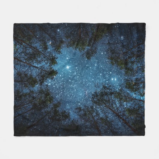 Sternenhimmel, Milchstraße. Fleecedecke (Vorderseite (Horizontal))