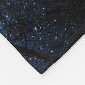 Sternenhimmel, Milchstraße. Fleecedecke (Ecke)