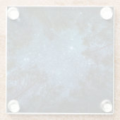 Sternenhimmel, Milchstraße. Glasuntersetzer (Rückseite)