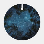 Sternenhimmel, Milchstraße. Ornament Aus Glas (Rückseite)