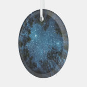 Sternenhimmel, Milchstraße. Ornament Aus Glas (Vorderseite links)