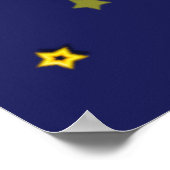 Sternenhimmel mit Luke 2:10-11 Poster (Ecke)