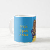 Sternenhimmel Monde Mädchen Braunes Haar Kaffeetasse (Vorderseite Links)