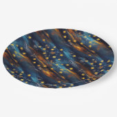 Sternenhimmel Pappteller (Schrägansicht)