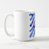 Sternenhimmel, Pinselstrich Clipart Kaffeetasse (Links)
