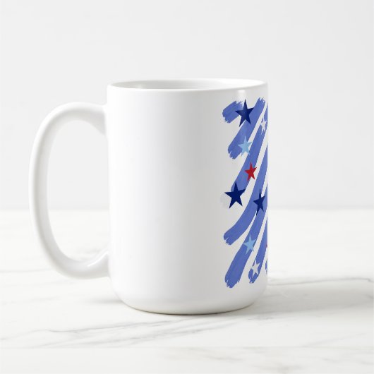 Sternenhimmel, Pinselstrich Clipart Kaffeetasse (Links)