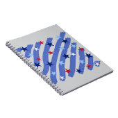 Sternenhimmel, Pinselstrich Clipart Notizblock (Rechte Seite)