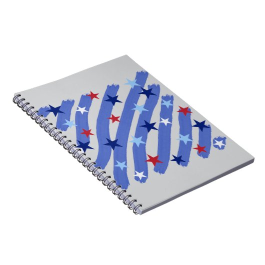 Sternenhimmel, Pinselstrich Clipart Notizblock (Rechte Seite)