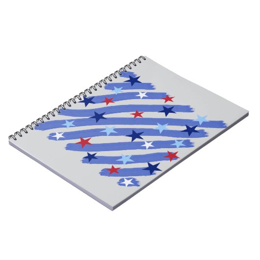 Sternenhimmel, Pinselstrich Clipart Notizblock (Linke Seite)