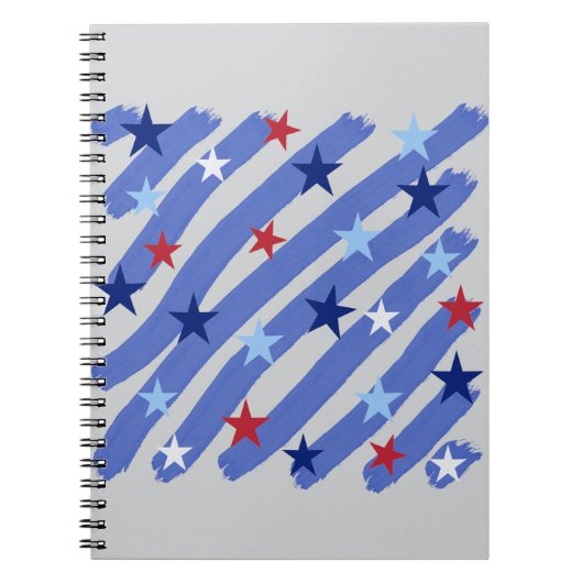 Sternenhimmel, Pinselstrich Clipart Notizblock (Vorderseite)