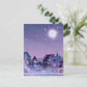 Sternenhimmel Postkarte (Stehend Vorderseite)