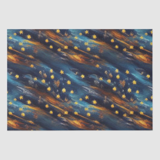 Sternenhimmel Seidenpapier (Vorderseite)