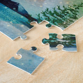 Sternenhimmel spirituelles Zitat Aquarell Puzzle (Seite)