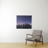 Sternenhimmel über den Bergen Wandteppich (Beispiel (Horizontal))