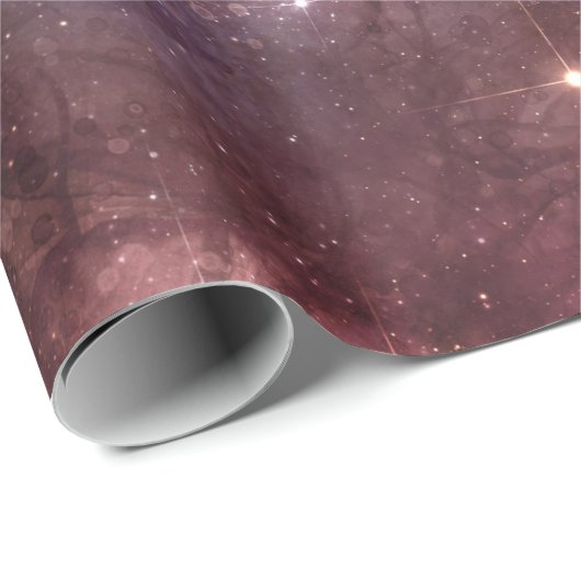 Sternenhimmel/ Universum Muster Geschenkpapier (Rolleneckpunkt)
