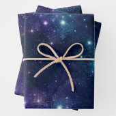 Sternenhimmel/ Universum Muster Geschenkpapier im Set (Beispiel)