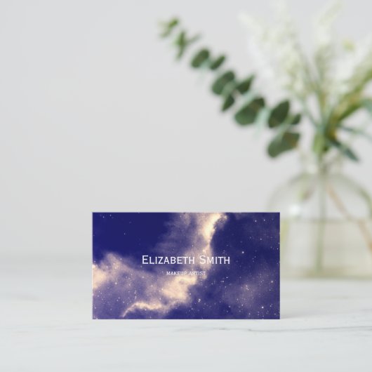 Sternenhimmel Visitenkarte (Stehend Vorderseite)