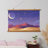 Sternenhimmel Wandteppich Mit Holzrahmen (Schlafzimmer)
