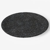 Sternenhimmel: Weltraumkunst Pappteller (Schrägansicht)