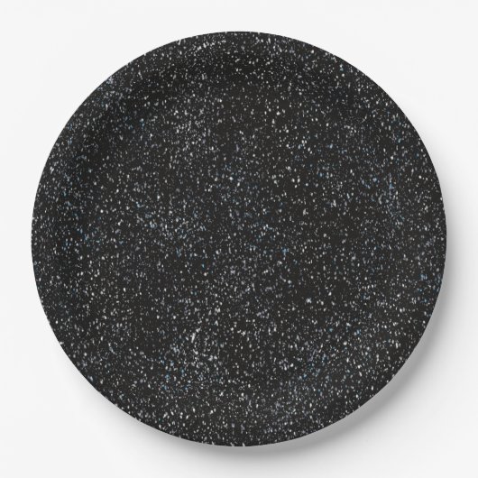 Sternenhimmel: Weltraumkunst Pappteller (Vorderseite)