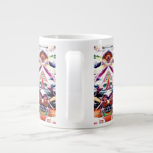 Sterneninsel Jumbo-Tasse (Rückseite)