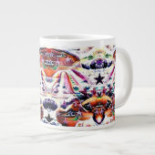 Sterneninsel Jumbo-Tasse (Vorderseite Rechts)