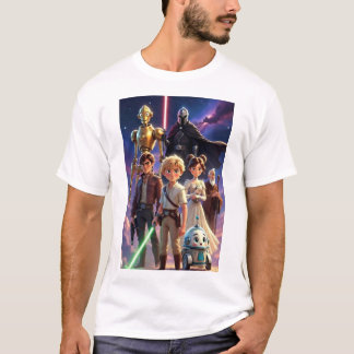Sternenkämpfe | Whimsical Space Adventure Crew T-Shirt