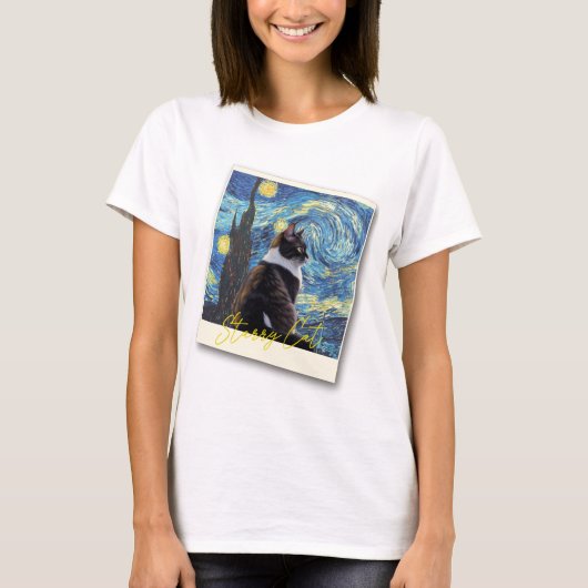 Sternenkatze T-Shirt (Vorderseite)