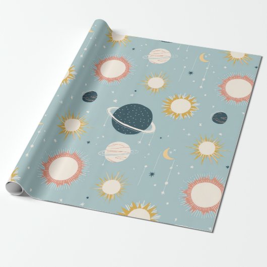 Sternenkinder-Geschenkpapier Geschenkpapier (Ungerollt)