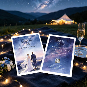 Sternenklar Hochzeitseinladung Einladung