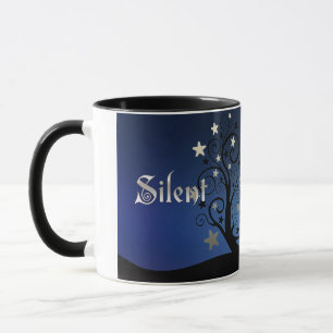 Sternenklare Baum-stille Nacht Tasse