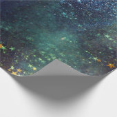 Sternenklare Galaxie-Packpapier-Rolle Geschenkpapier (Ecke)