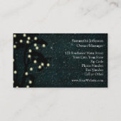 Sternenklare Mitternachtsschnur der Visitenkarte (Rückseite)