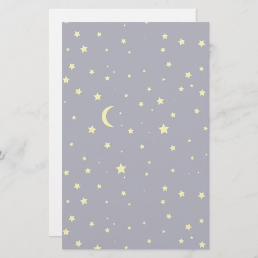 Sternenklare Nacht Briefpapier (Vorne/Hinten)