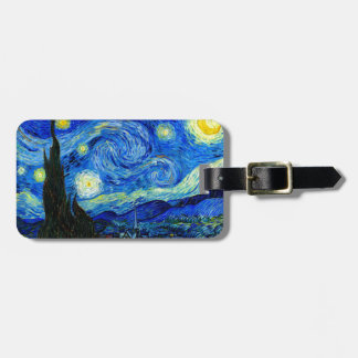 Sternenklare Nacht durch Van Gogh Gepäckanhänger