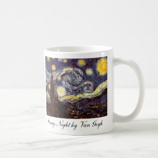 Sternenklare Nacht durch Van Gogh Kaffeetasse